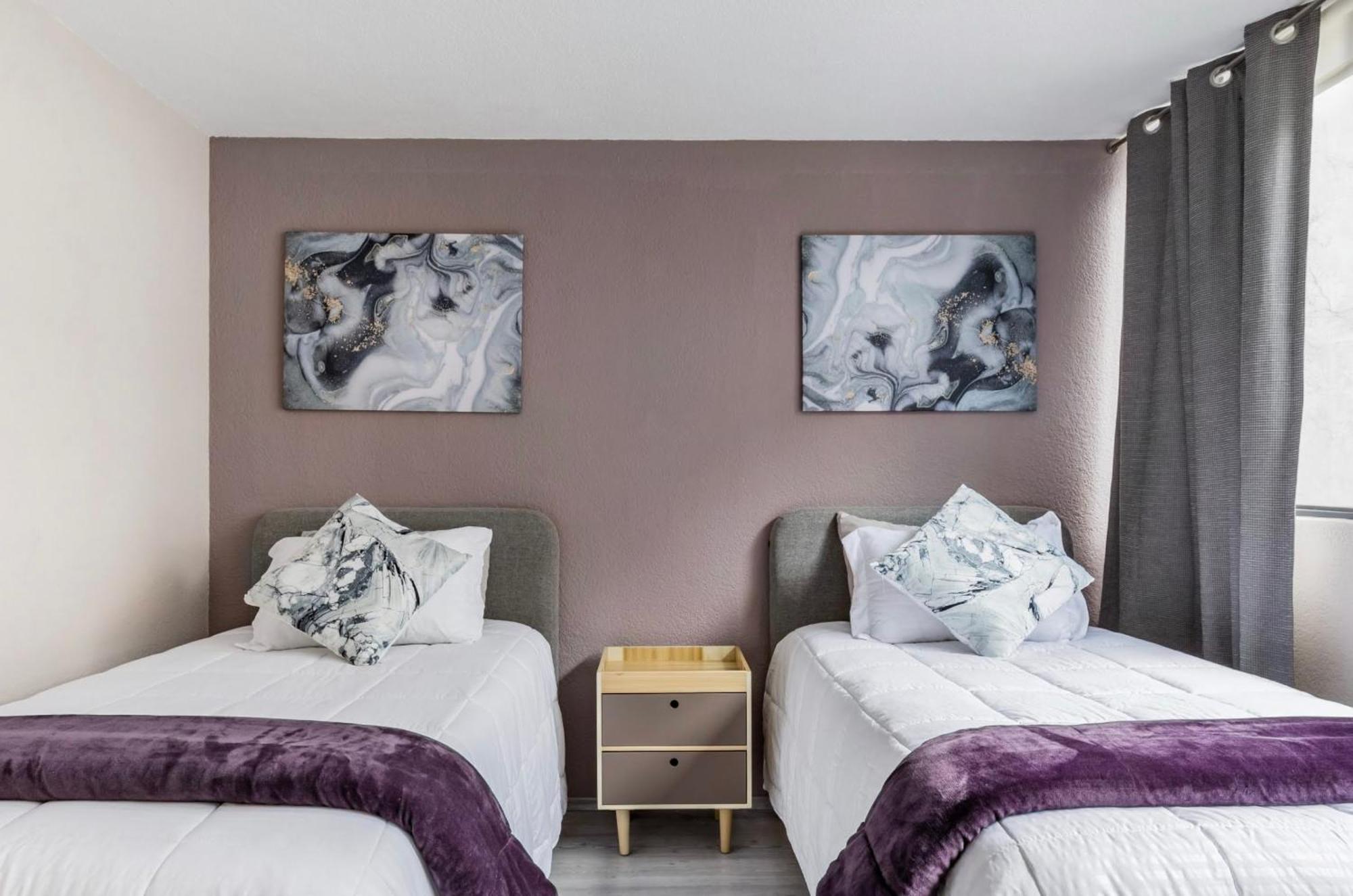 Cozy Roma Norte Flat - Parking- Wifi - Sleeps 6 Mexico City Exteriör bild